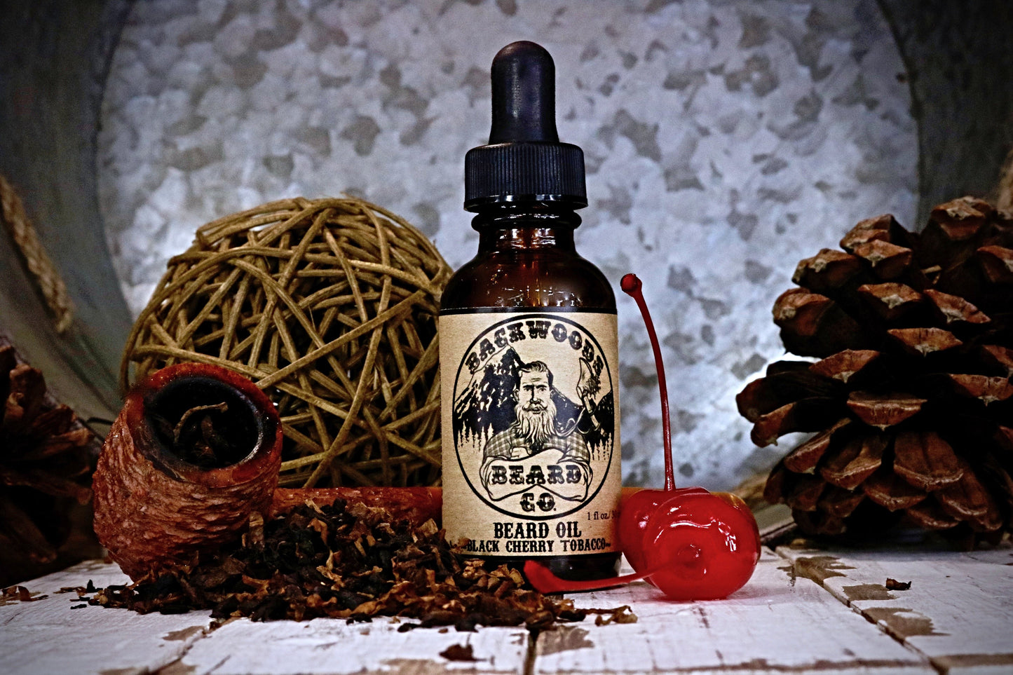 Black Cherry Tobacco Beard Oil- 1oz.