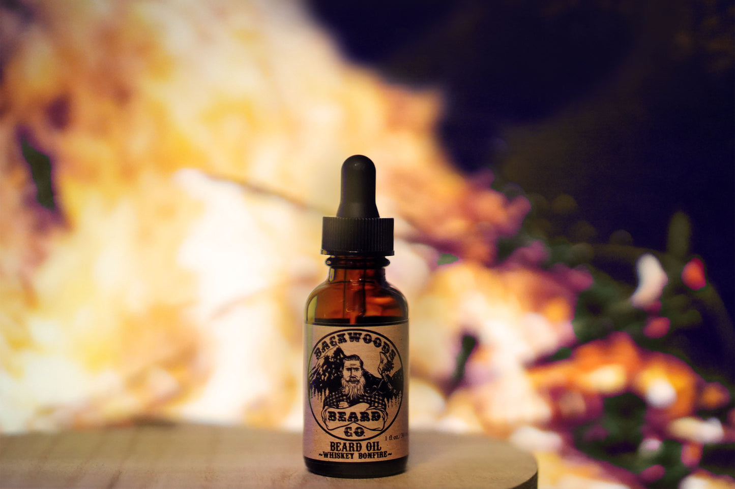 Whiskey Bonfire Beard Oil-1oz